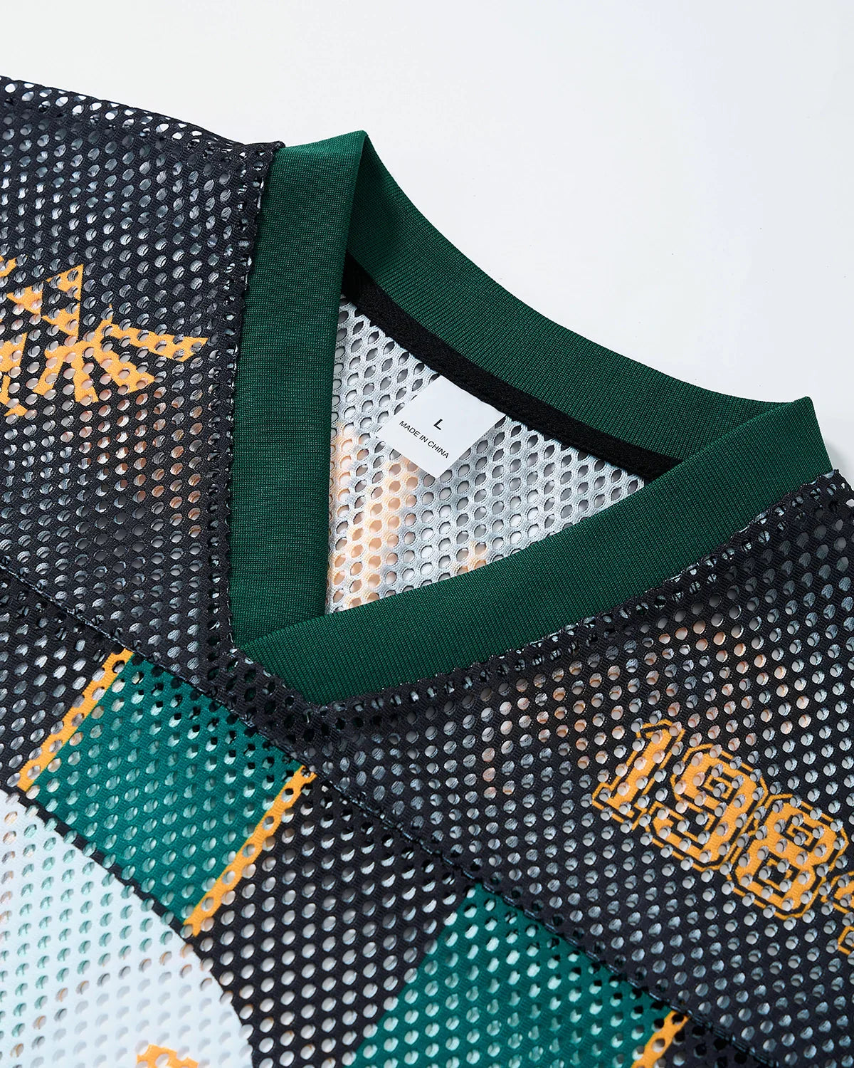 Vintage Striped Mesh Jersey