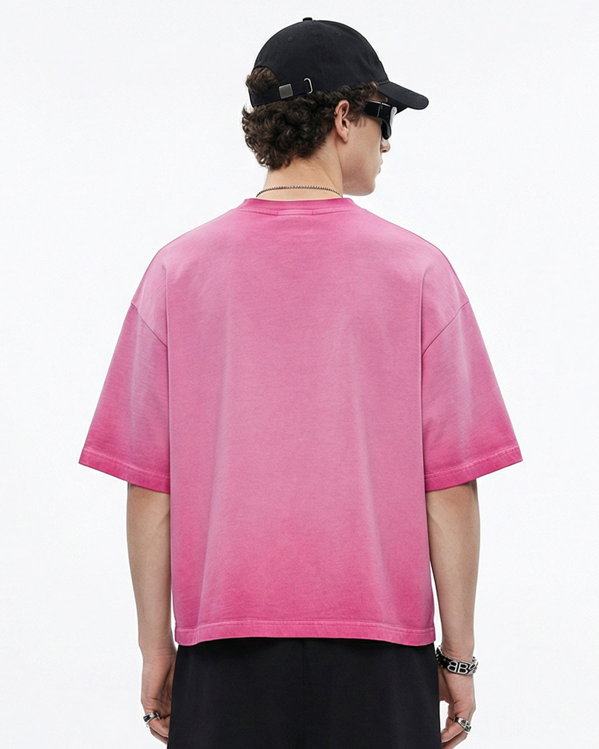 Monkey Washed Dyed Fade Boxy T-Shirt