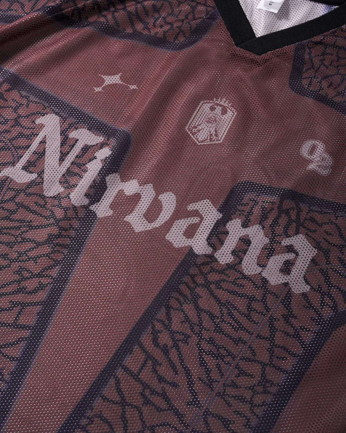 Tribal Pattern Mesh Jersey