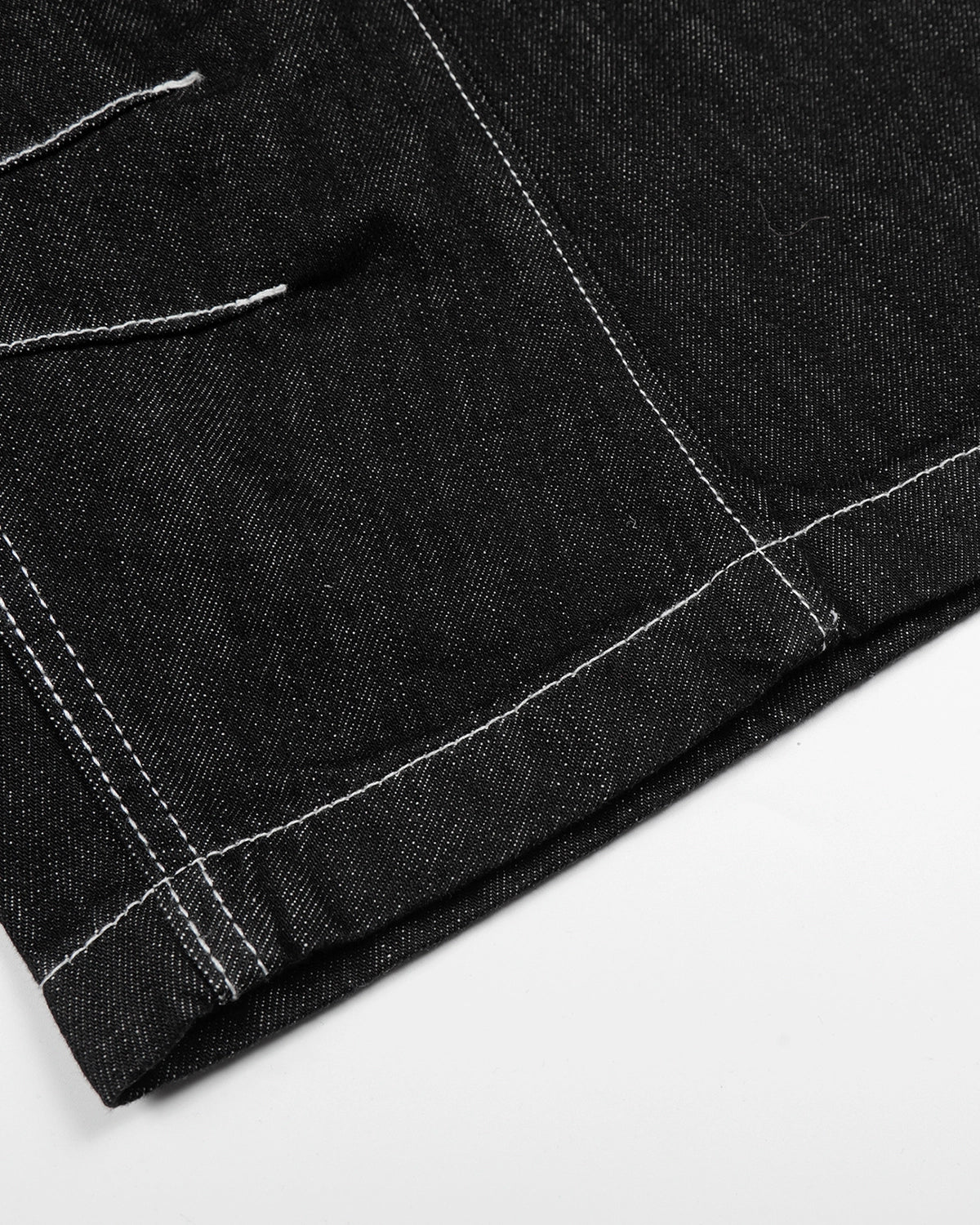 Button Fly Baggy Denim Jorts