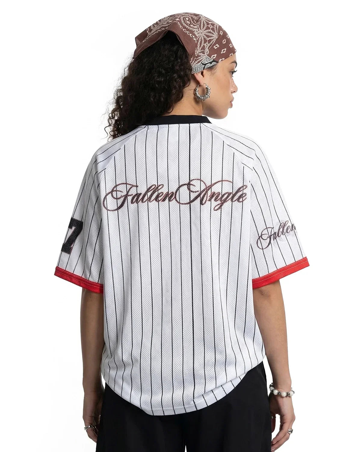 Pinstripe Number Mesh Jersey