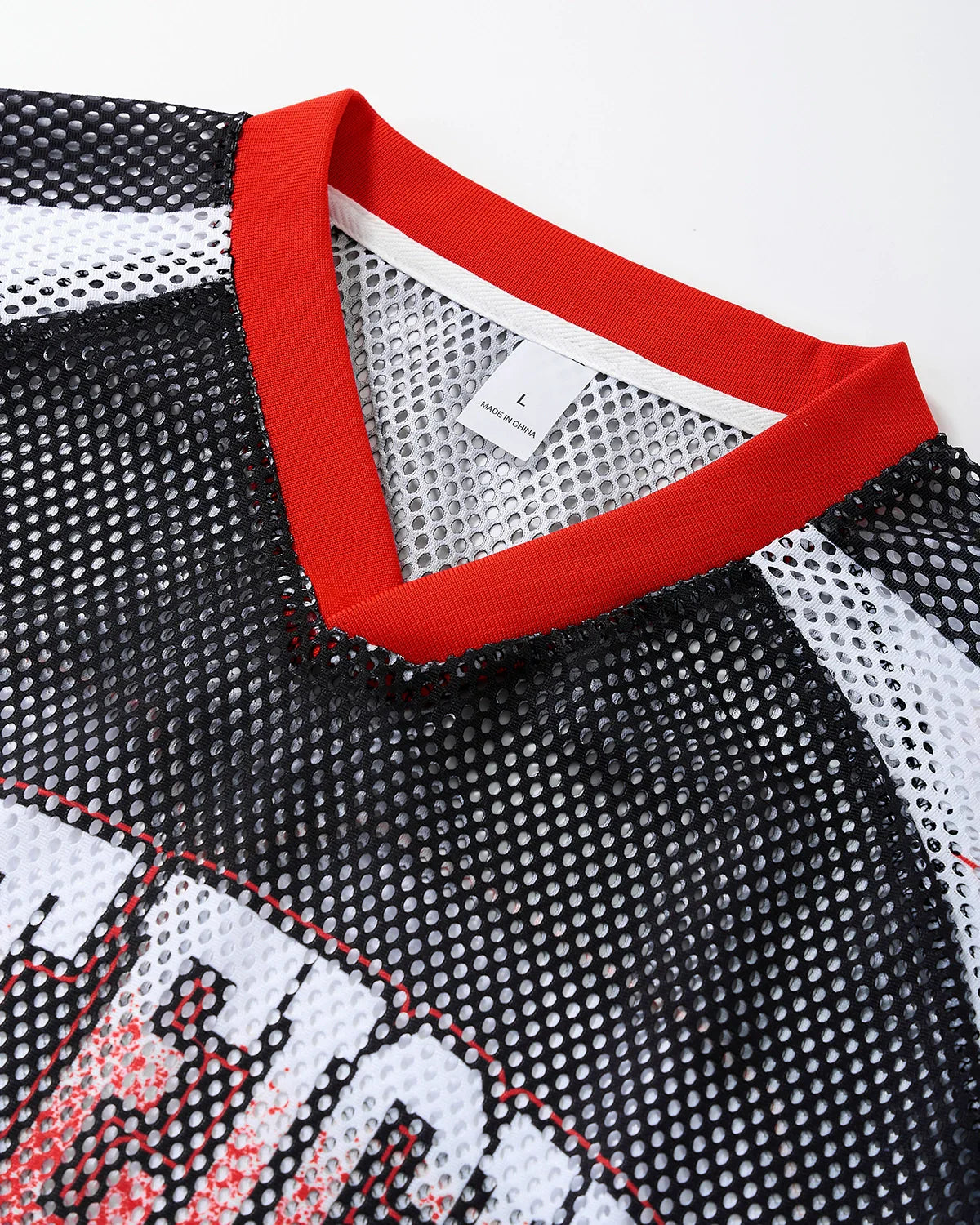 Flame Graphic Mesh Jersey