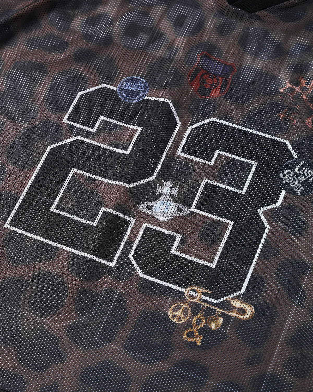 Number 23 Leopard Mesh Jersey