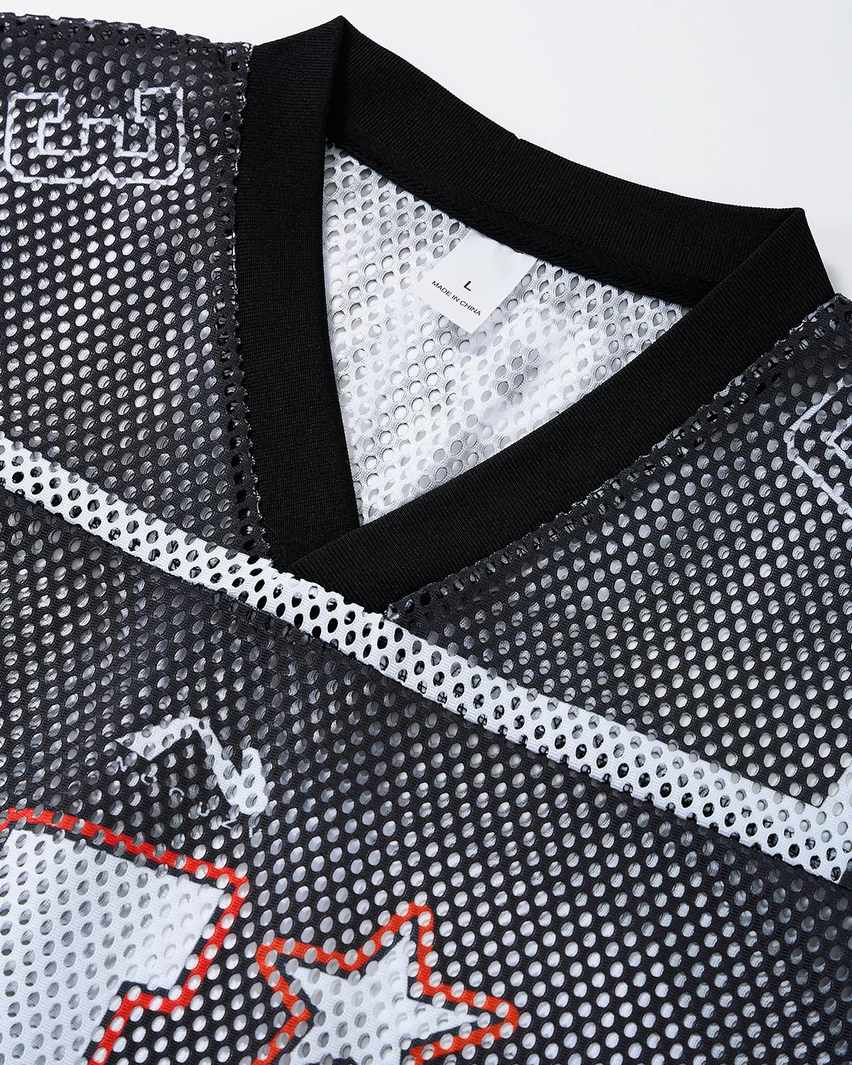 Colorblock Mesh Jersey T-Shirt