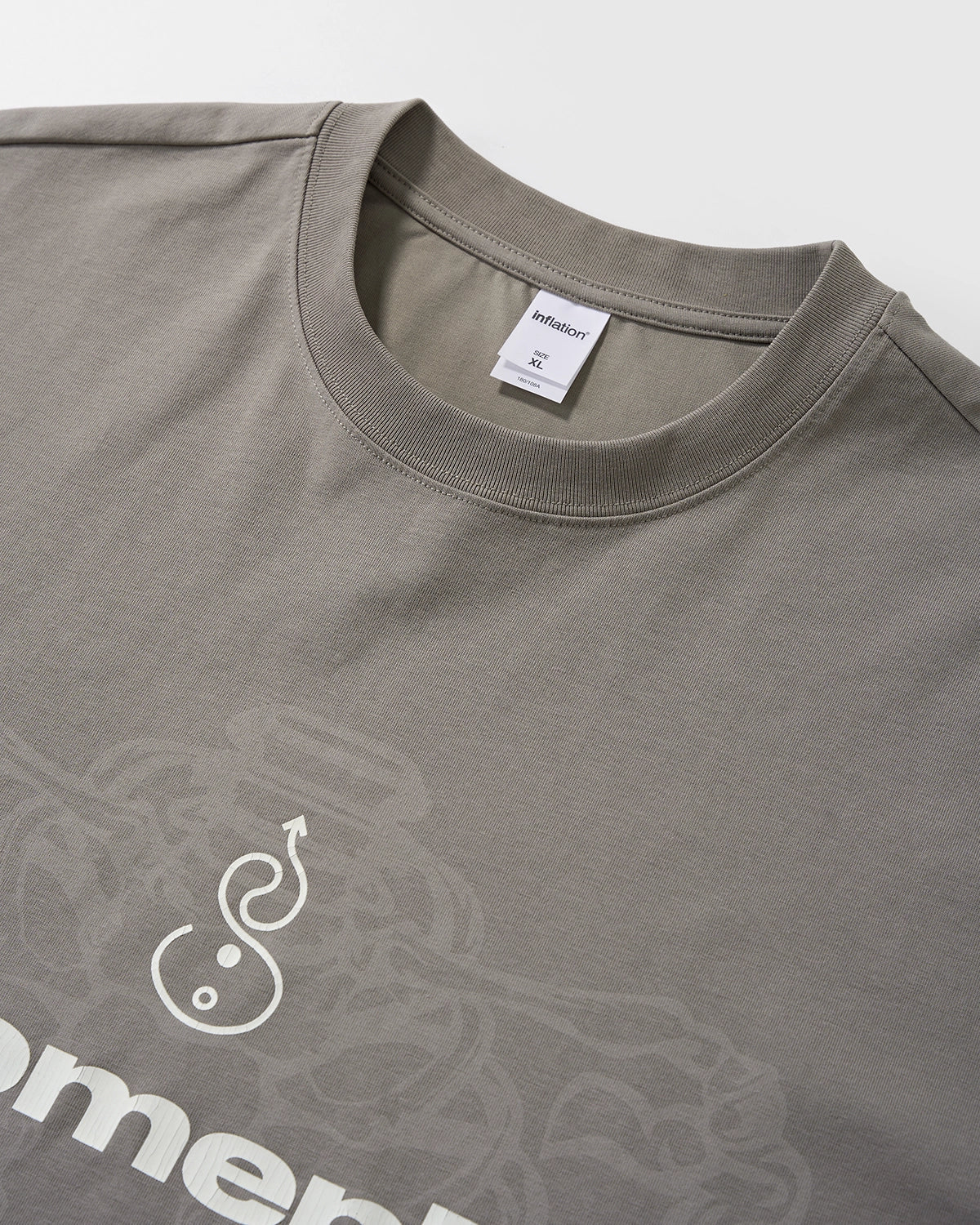 Dual-Effect Graphic Heavyweight Tshirt