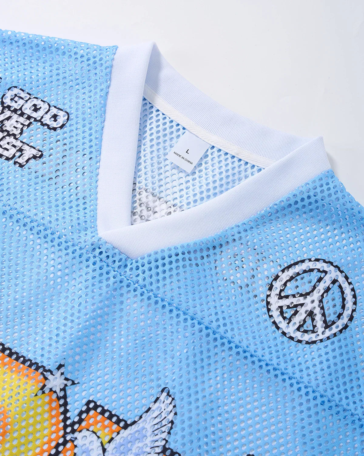 Dove Graphic Mesh Football Jersey