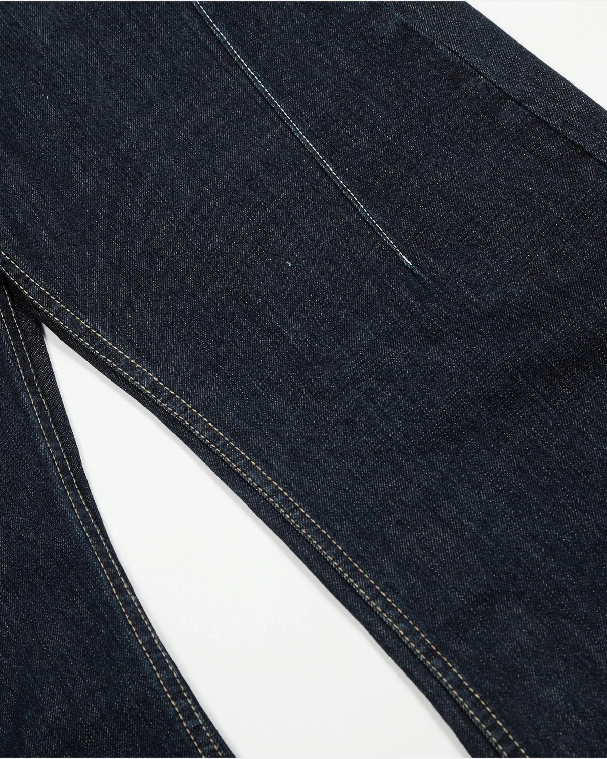 Raw Blue Deconstructed Baggy Jeans