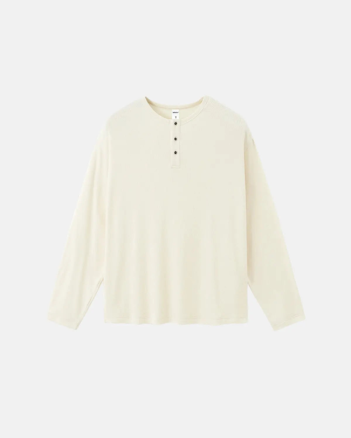 Henley Collar Long Sleeve Tees