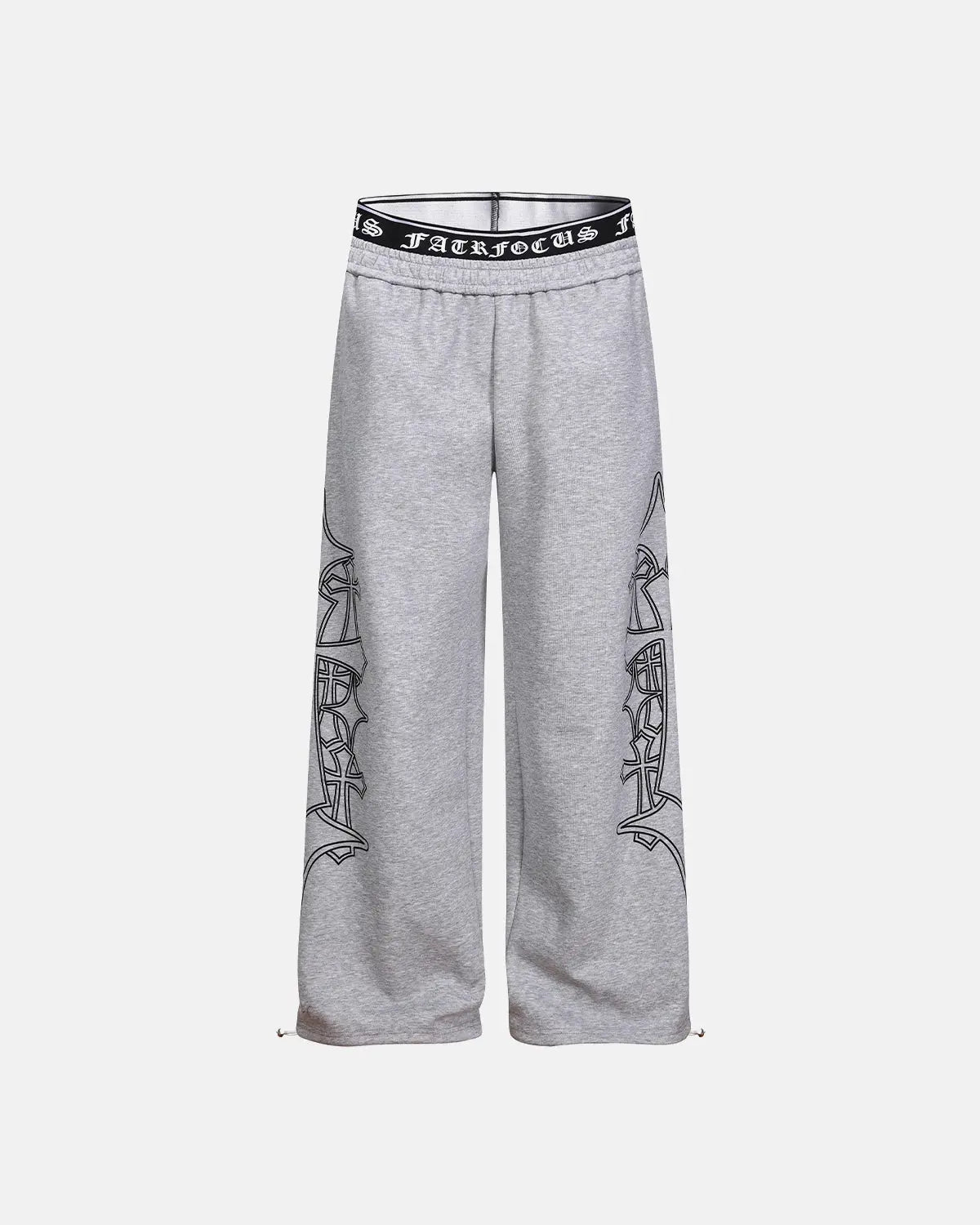 Gothic Layered Baggy Sweatpants