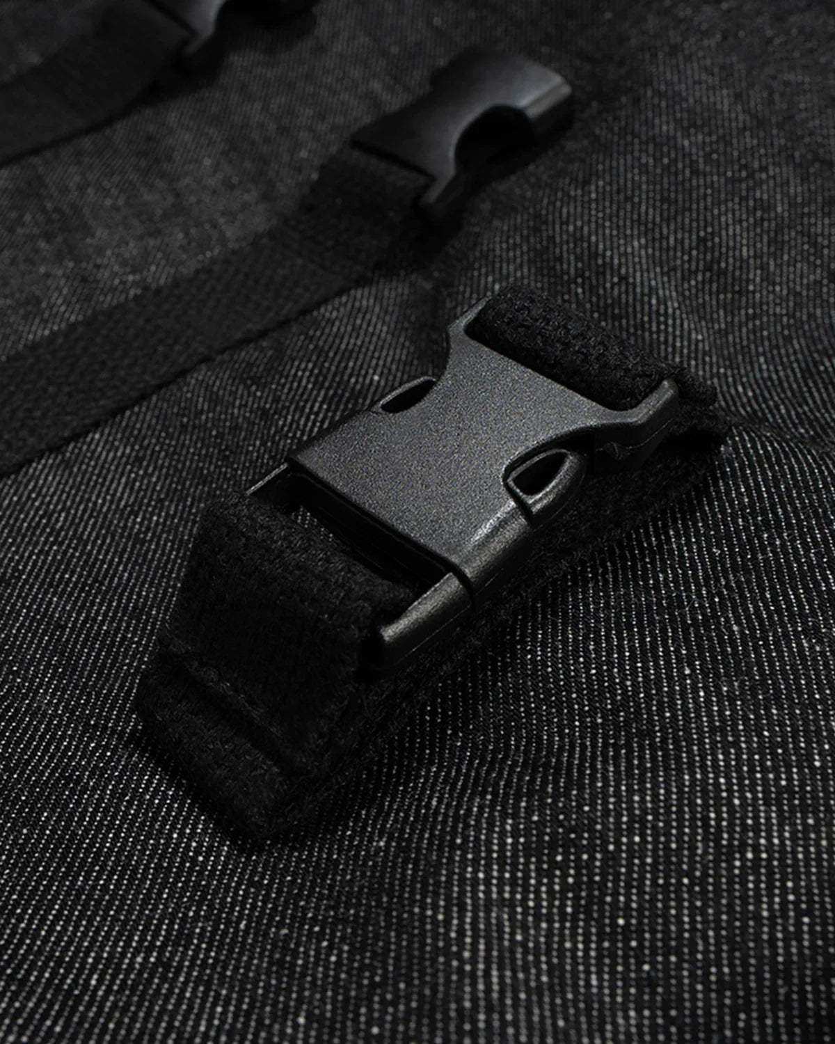 Raw Denim Tactical Cargo Jorts