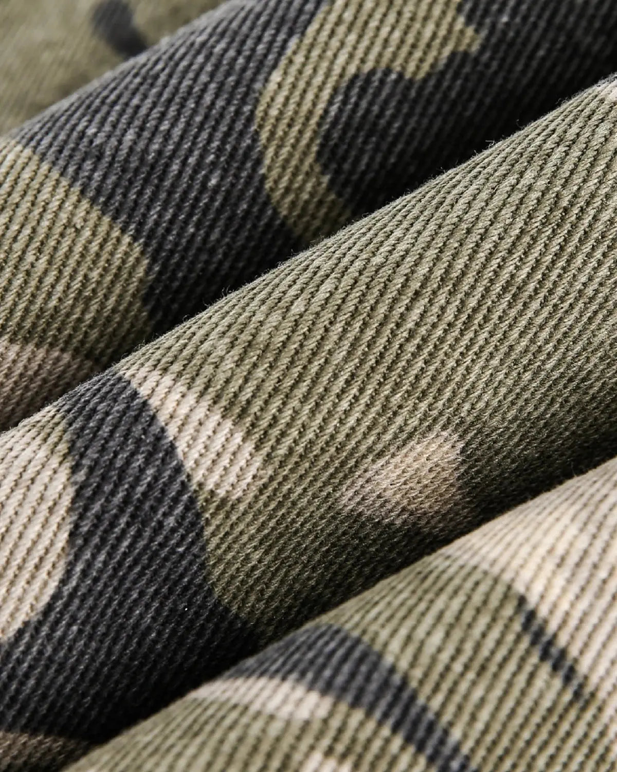 Camo Faux Fur Padded Hooded Jacket MADXMARX
