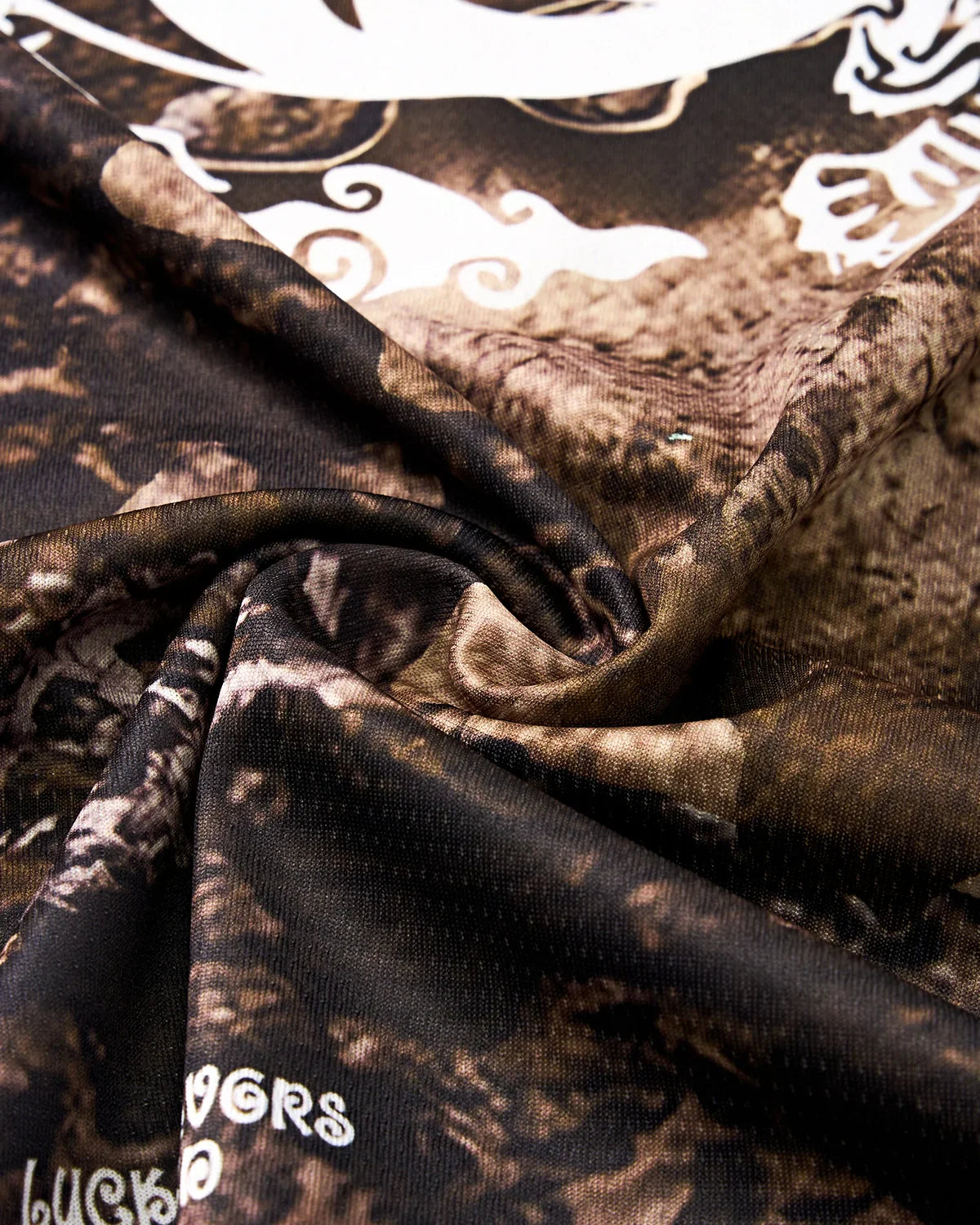 Retro Digital Printing Mesh Jersey