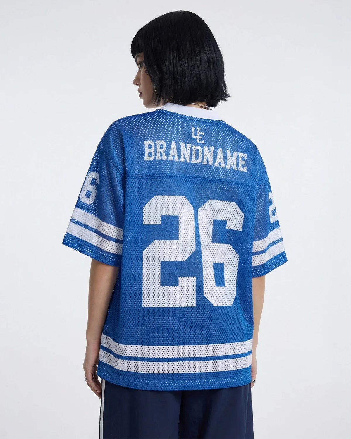 V-neck Mesh Jersey Tees