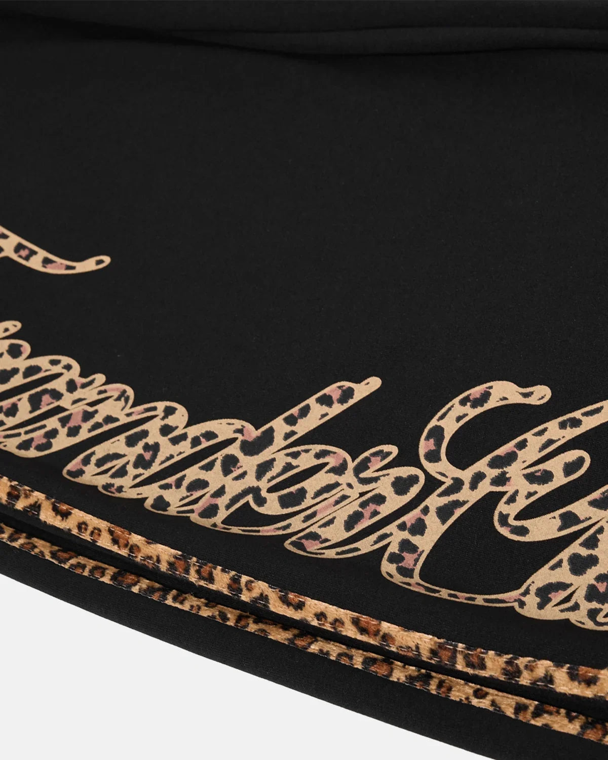 Leopard Stripe Graphic Barrel Sweatpants