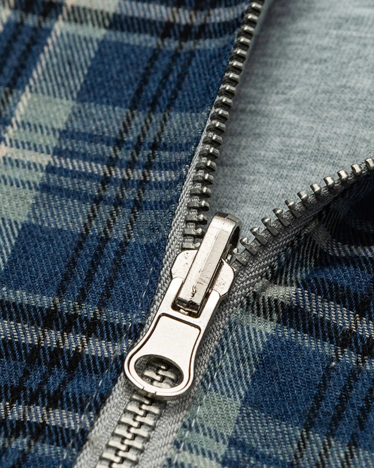 Reversible Plaid Cropped Hoodies