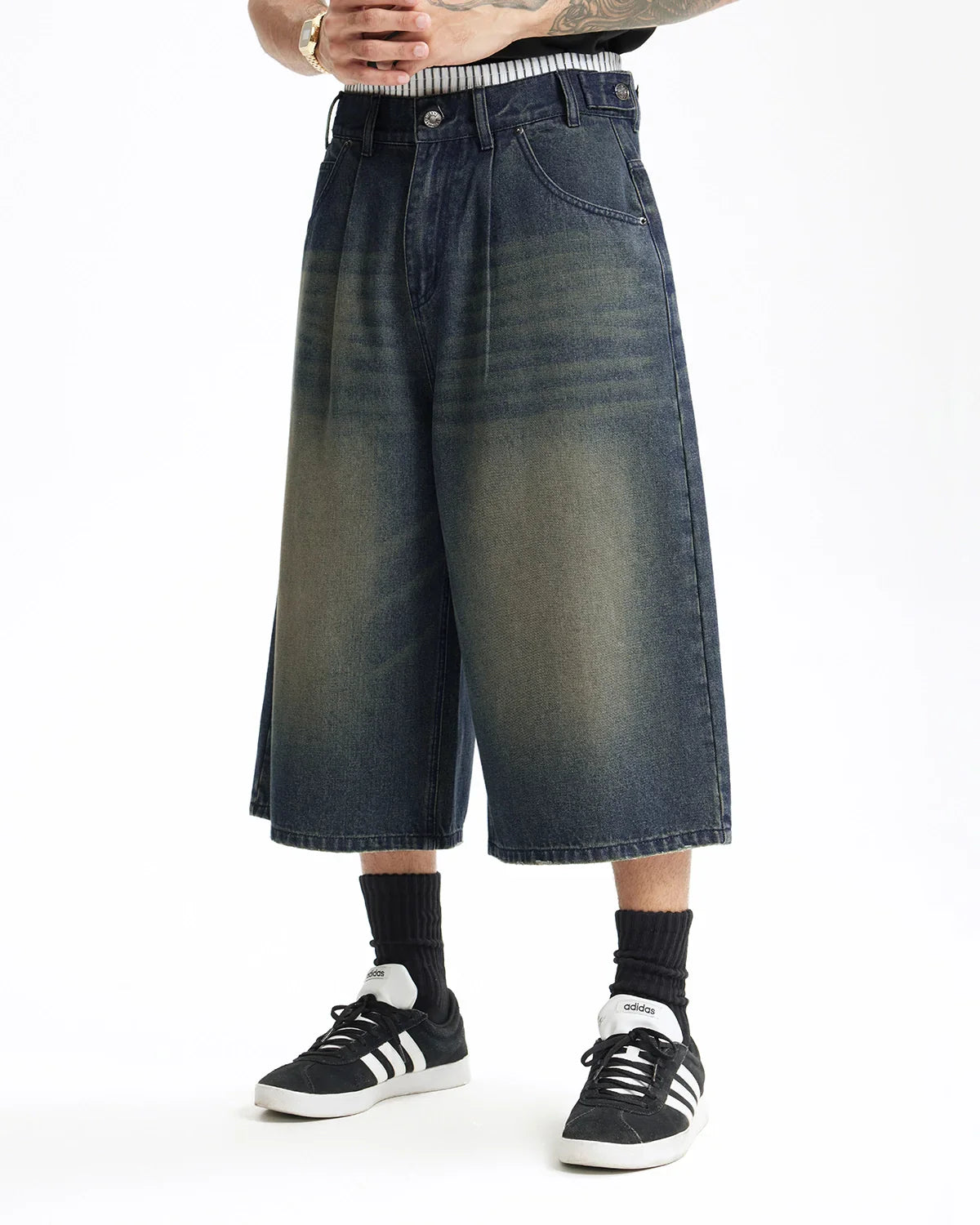Double Waist Baggy Jorts