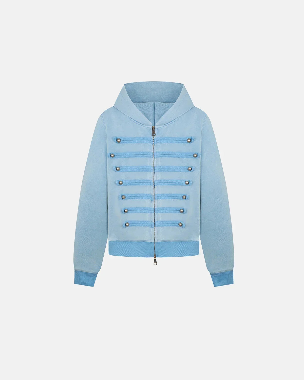 Military Style Zip Up Hoodie MADXMARX