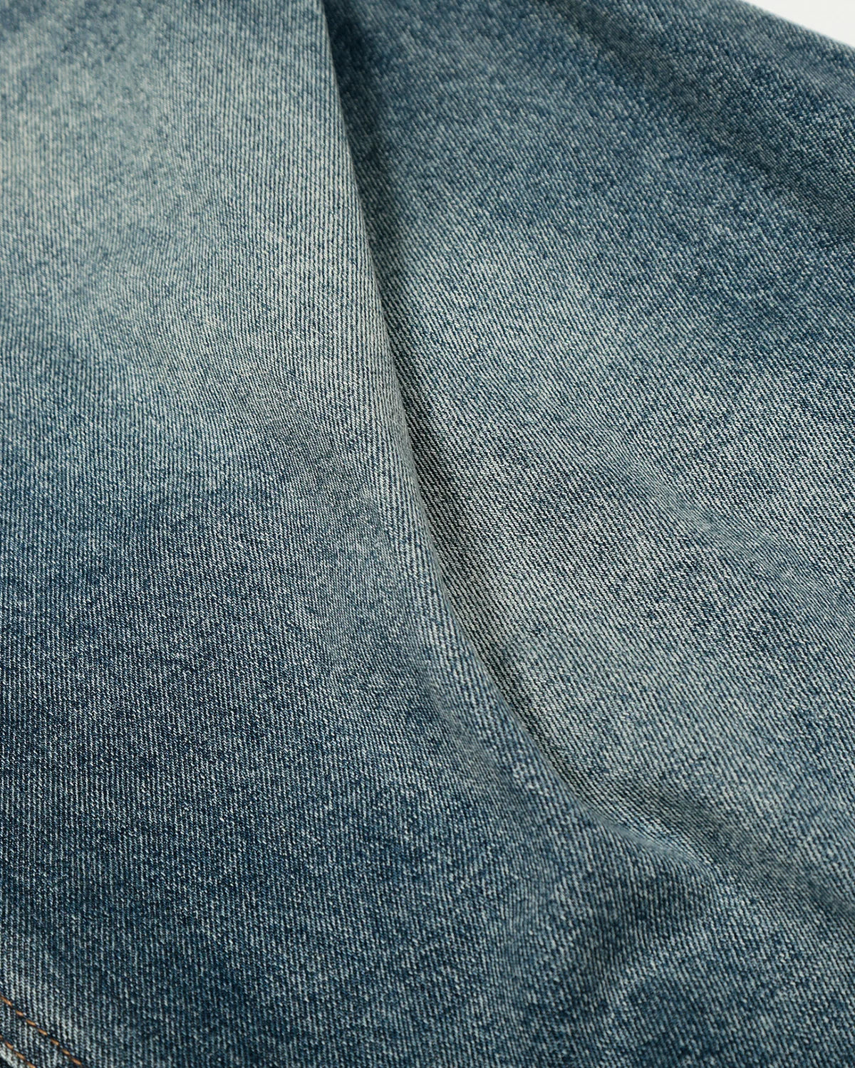 Whisker Acid Washed Barrel Jeans