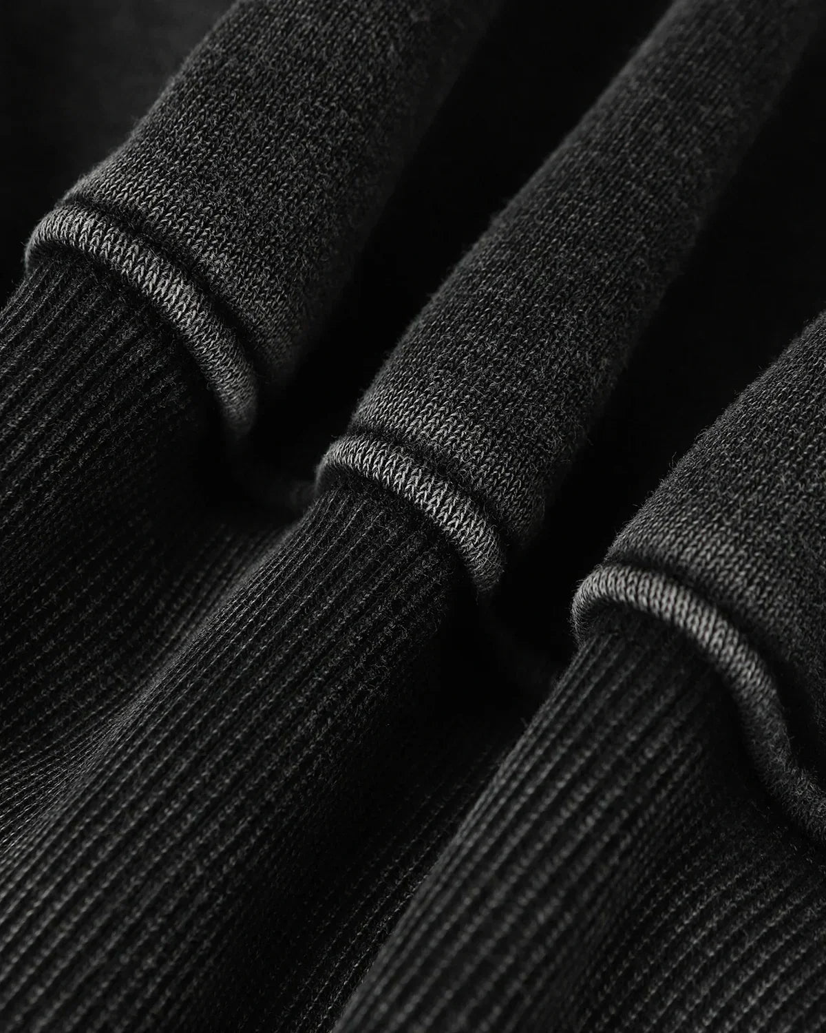 Washed Reflective Piping Boxy Hoodie