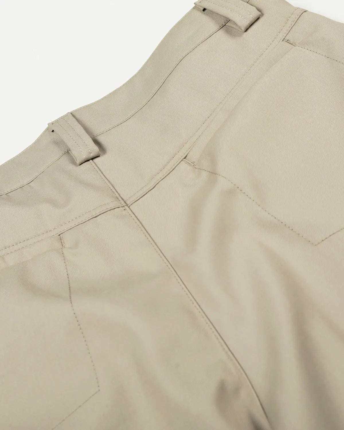 Rope Belt Wide Leg Tailored Pants