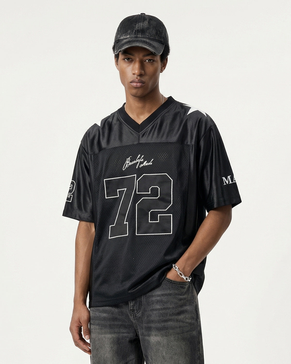 Maillot de football vintage en maille 72