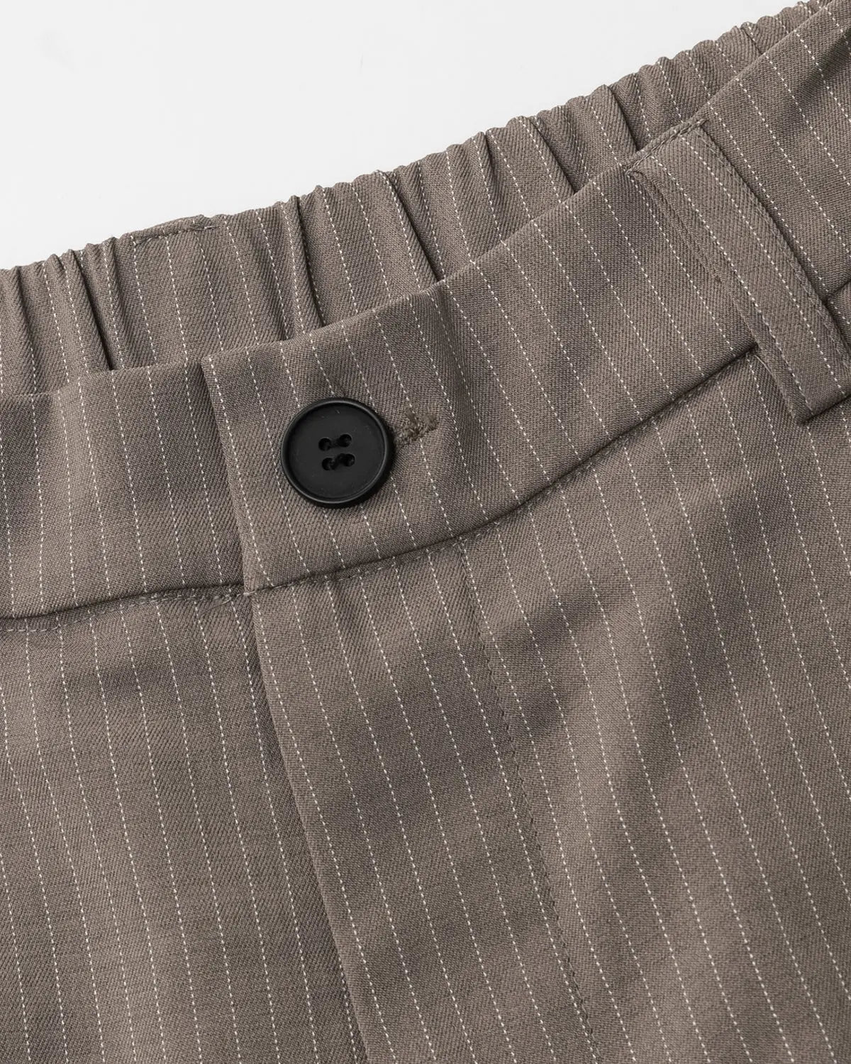 Pinstripe Pleated Tailored Shorts