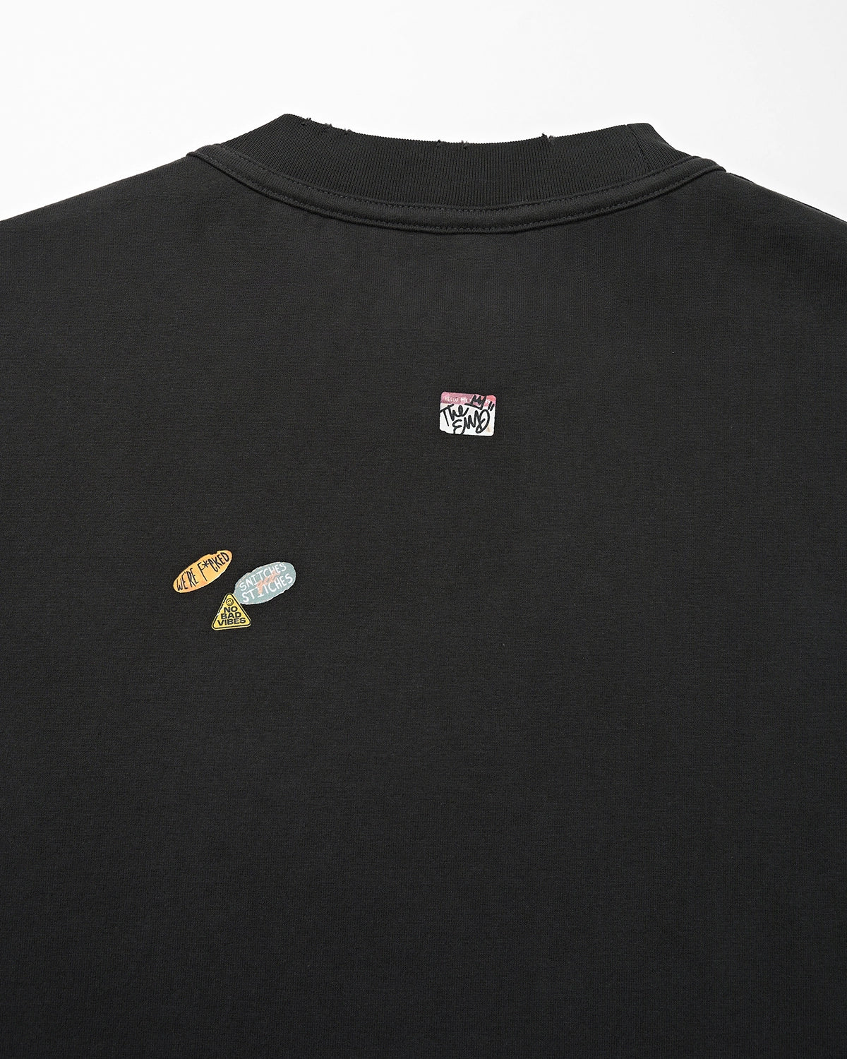 Vintage Sticker Graphic Oversized T-Shirt