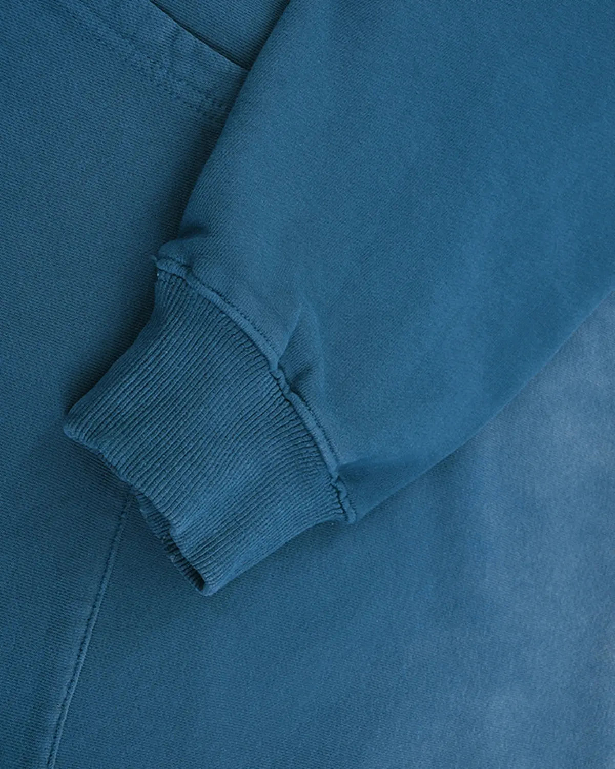 Blue Acid Wash Oversized Hoodie