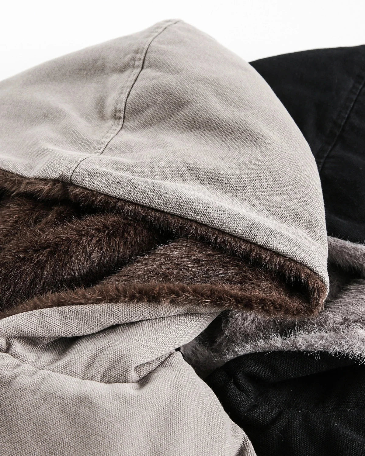 Cleanfit Faux Fur Lined Hooded Padded Jacket MADXMARX