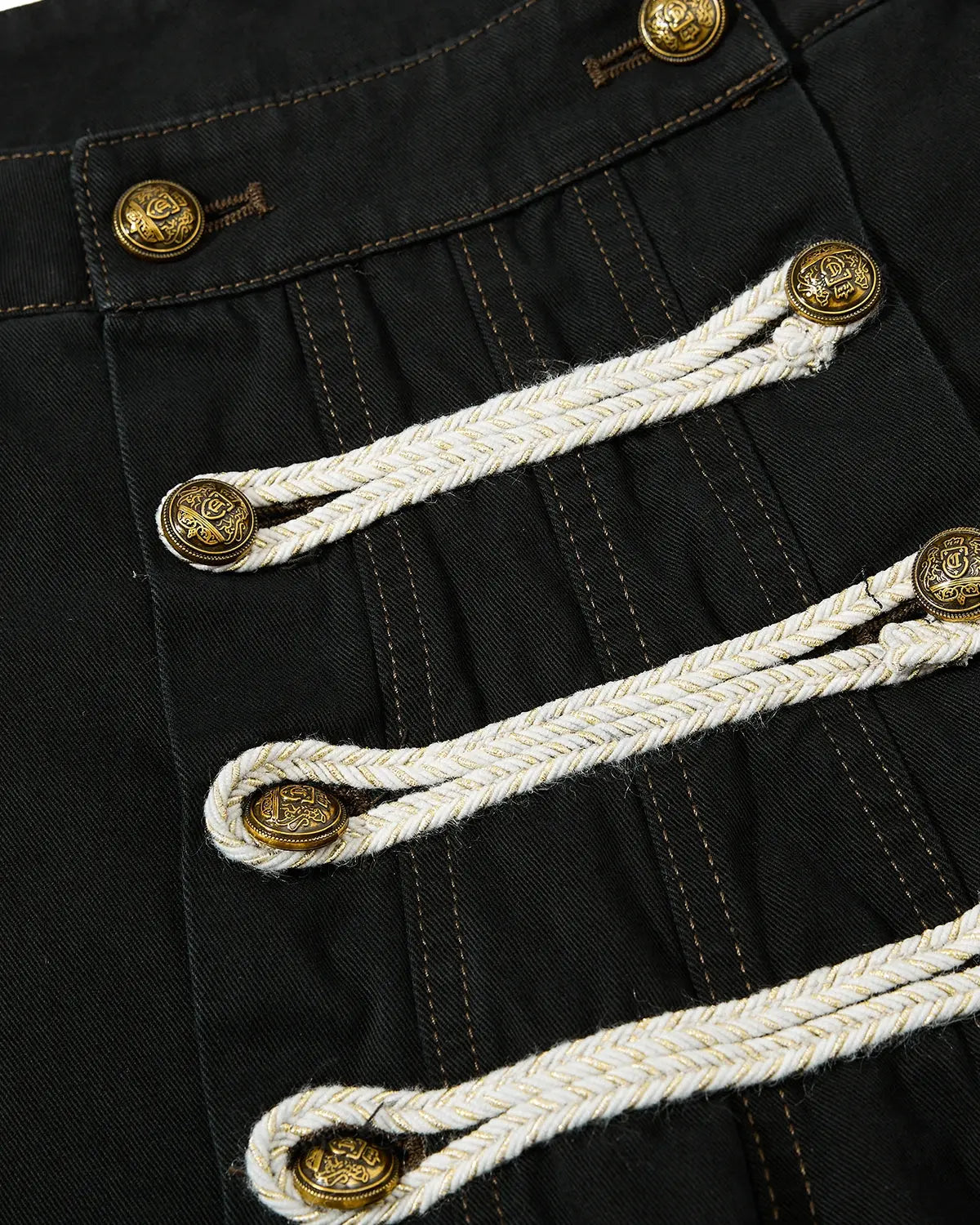 Braided Rope Barrel Pants