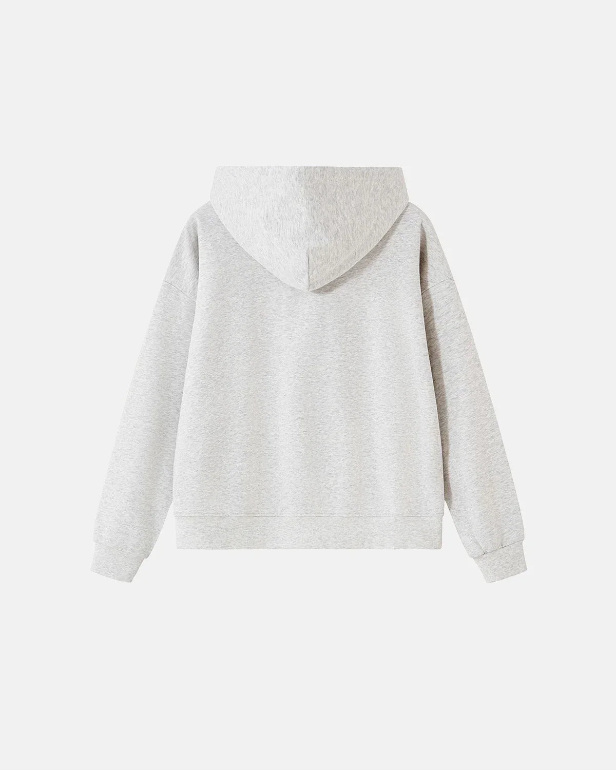 Contrast Chunky Zip Up Hoodie