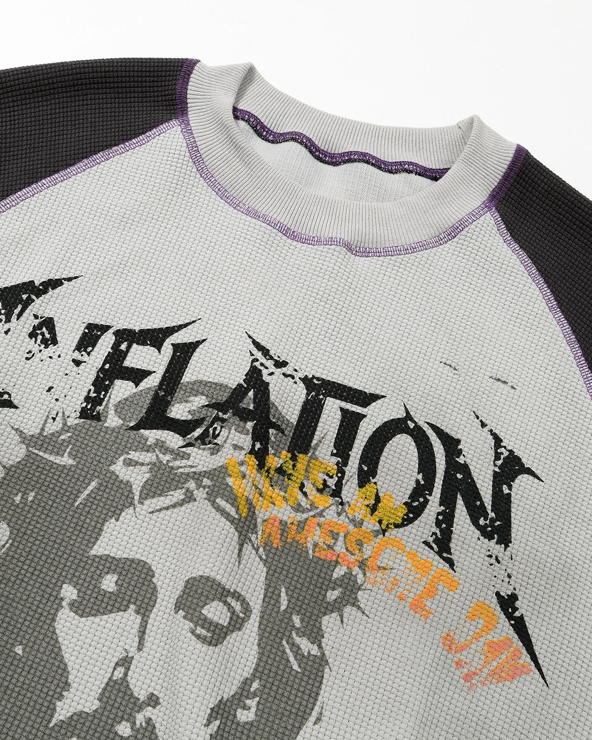 Portrait Waffle Long Sleeve Tee