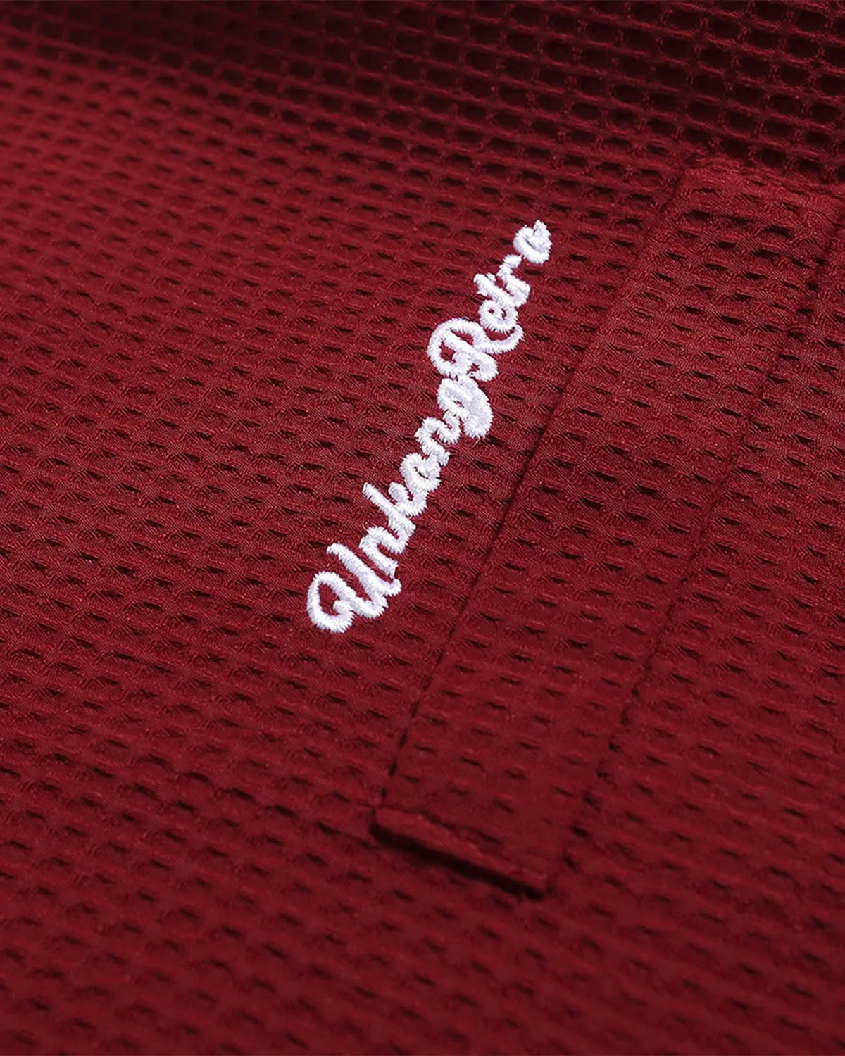 Waffle Shirt with Metal Clasp Detail