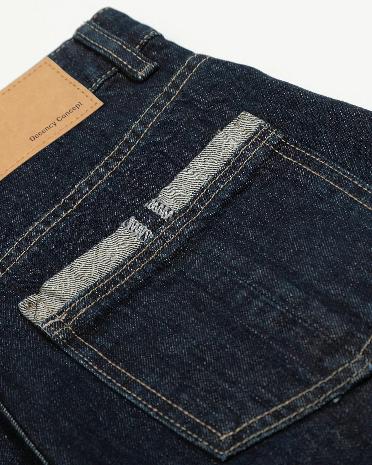 Raw Blue Deconstructed Baggy Jeans