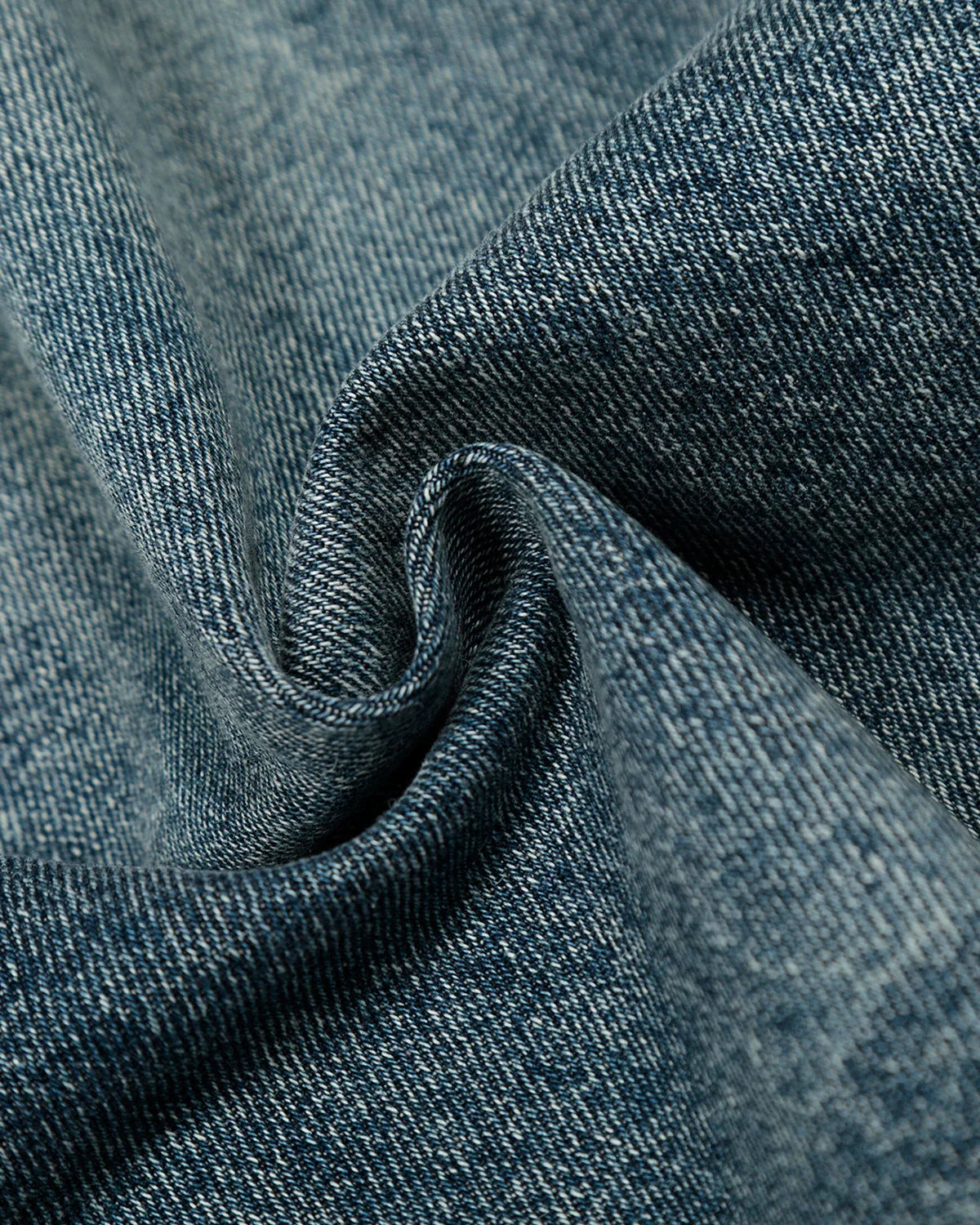 Whisker Acid Washed Barrel Jeans