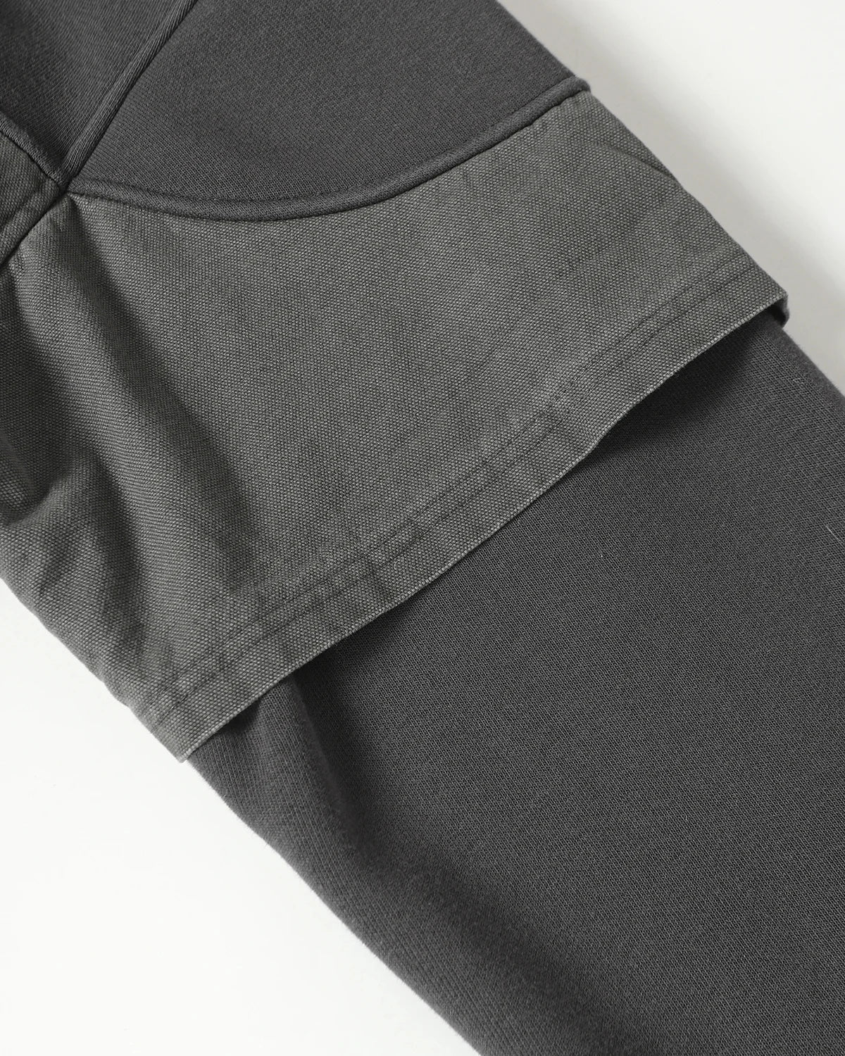 Washed Layered Raw Edge Boxy Hoodie