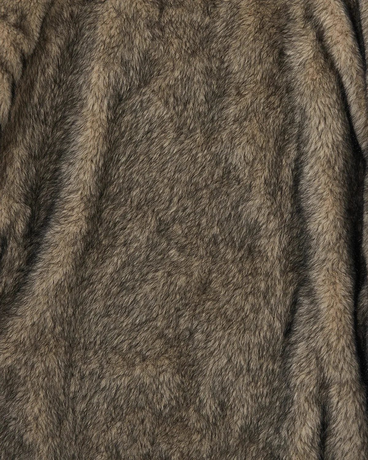 Veste de travail en suédine lavée doublée de fausse fourrure