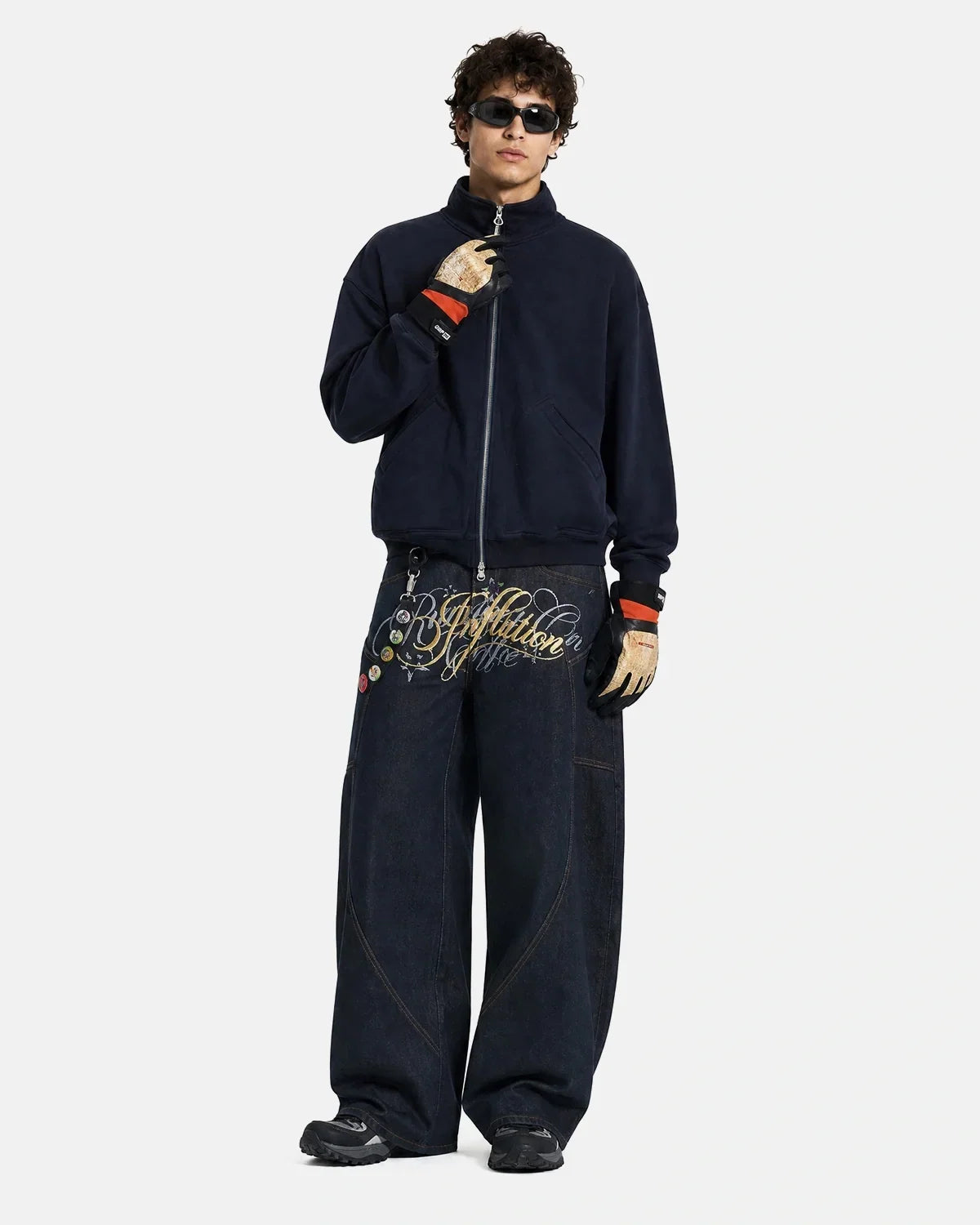 Polar Fleece High Neck Zip Up Jacket