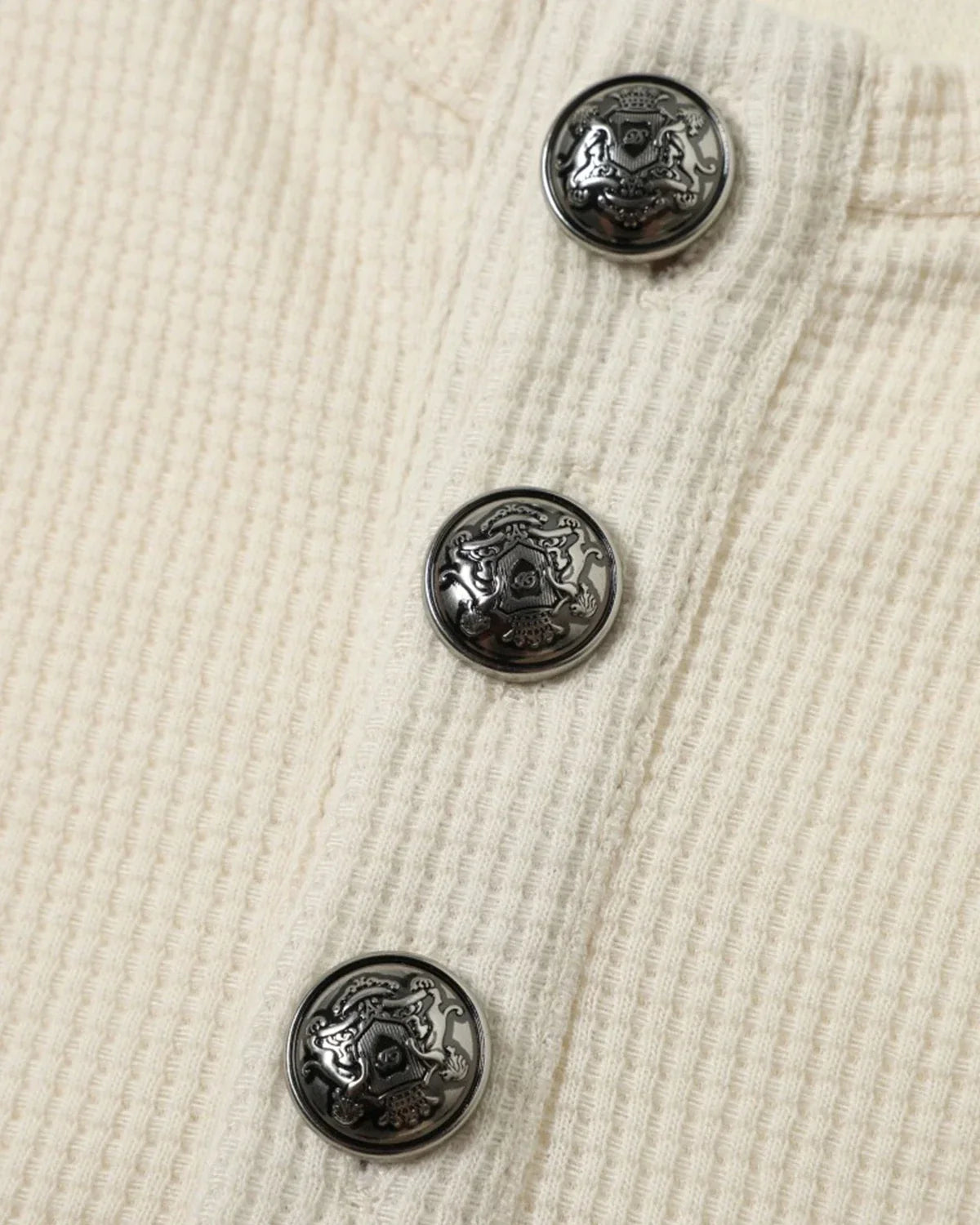 Graphic Henley Long Sleeve T-Shirt