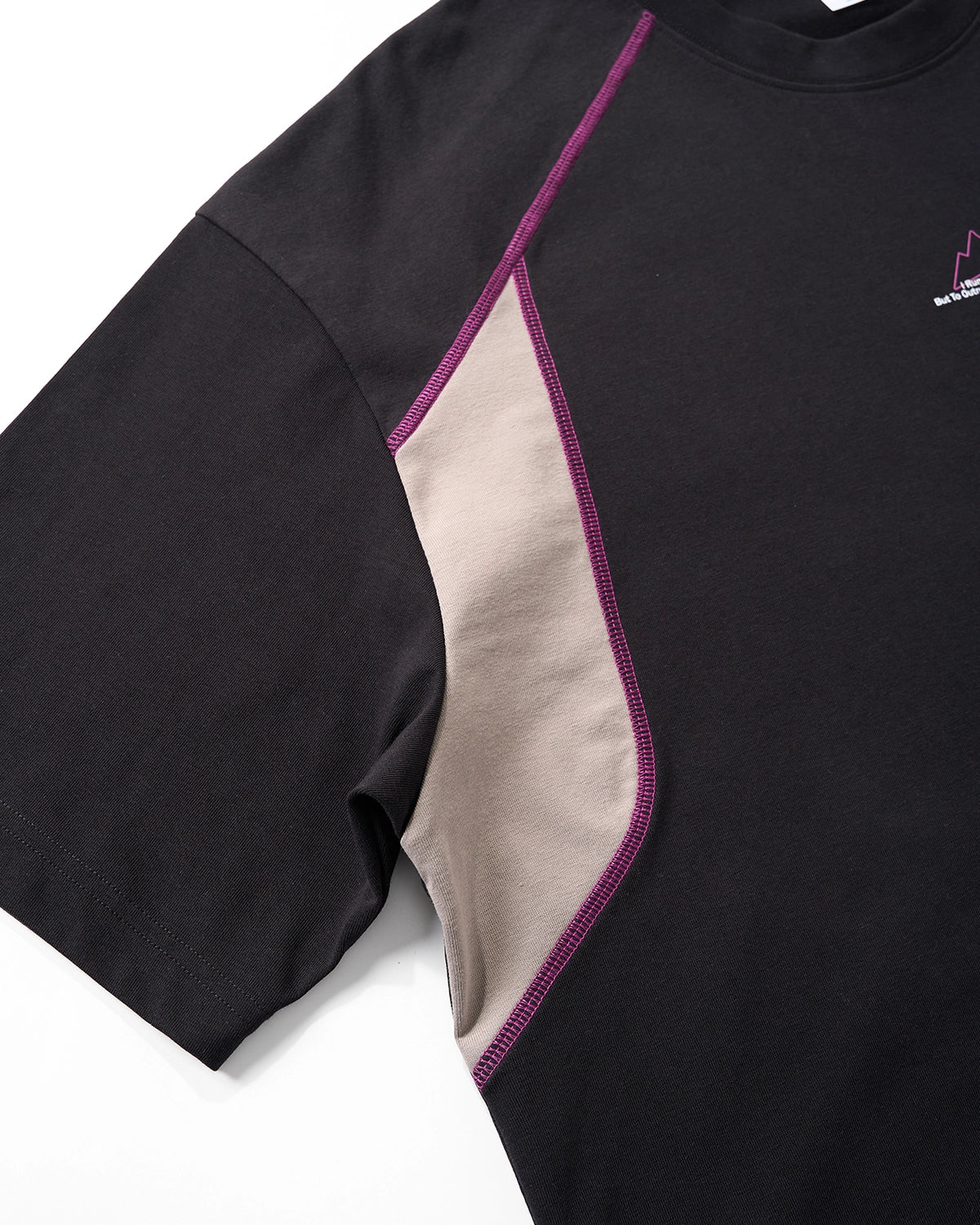 Glow-in-the-Dark Stitching Oversized T-Shirt