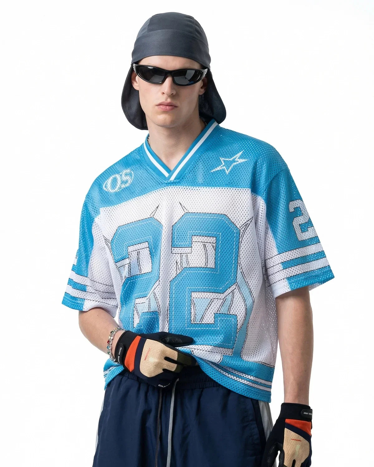 Maillot de football en mesh "22"