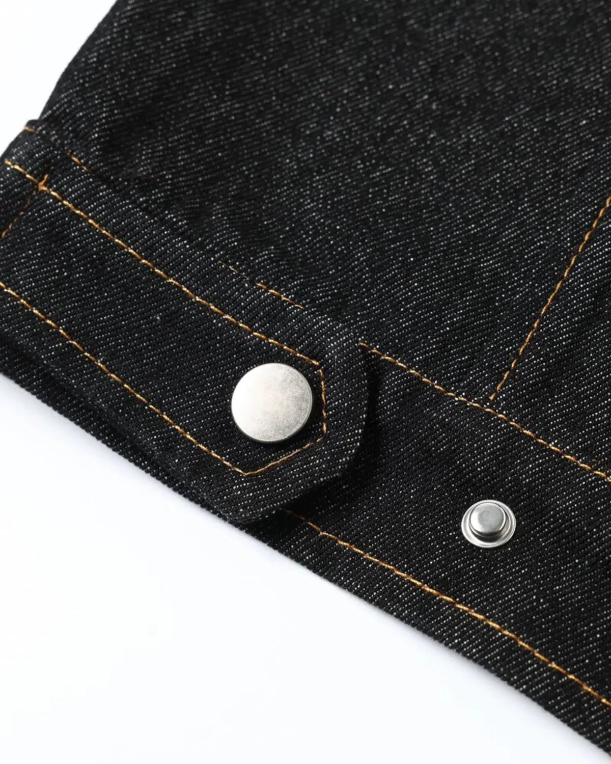 Metal Toggle Raw Denim Jacket