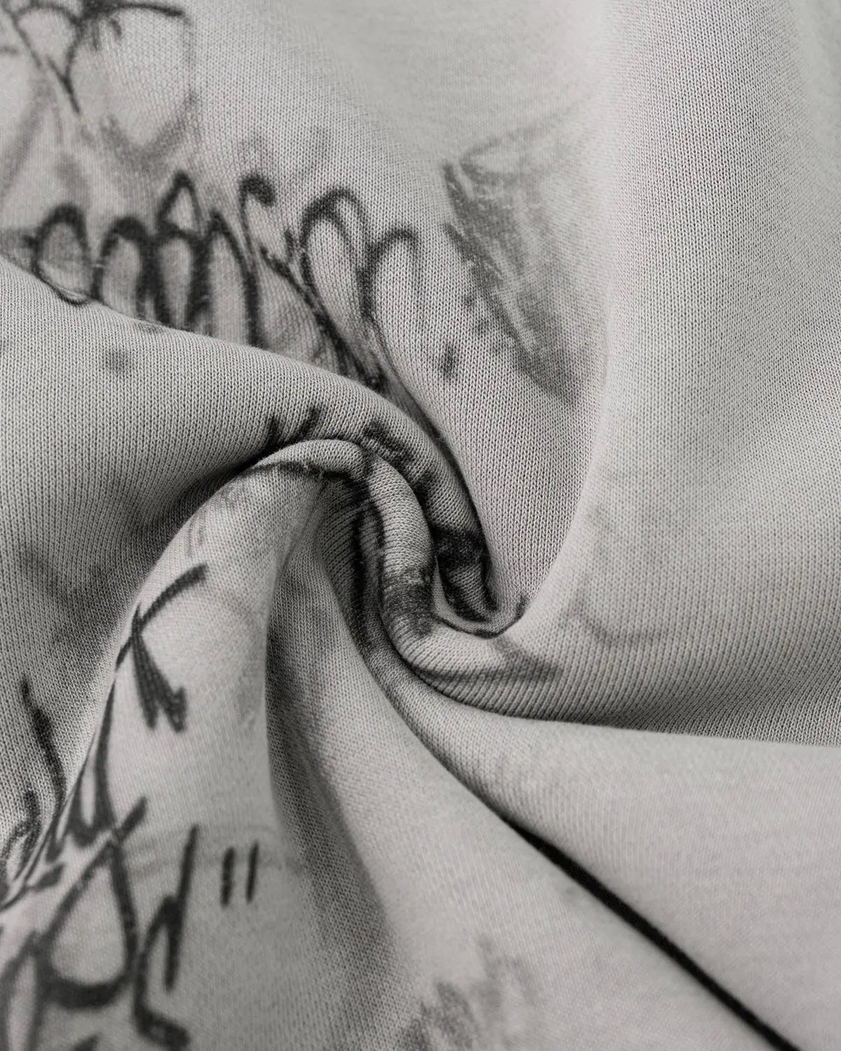 Graphic Washed Zip Up Hoodies