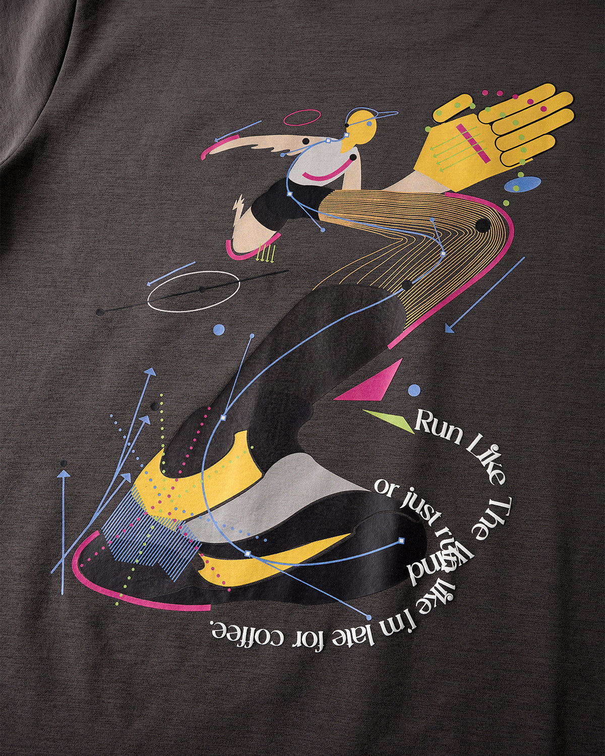 Contrast Stitching Graphic Tees