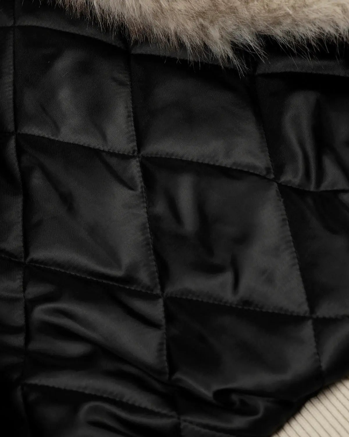 Slanted Clasp Fireman Padded Jacket