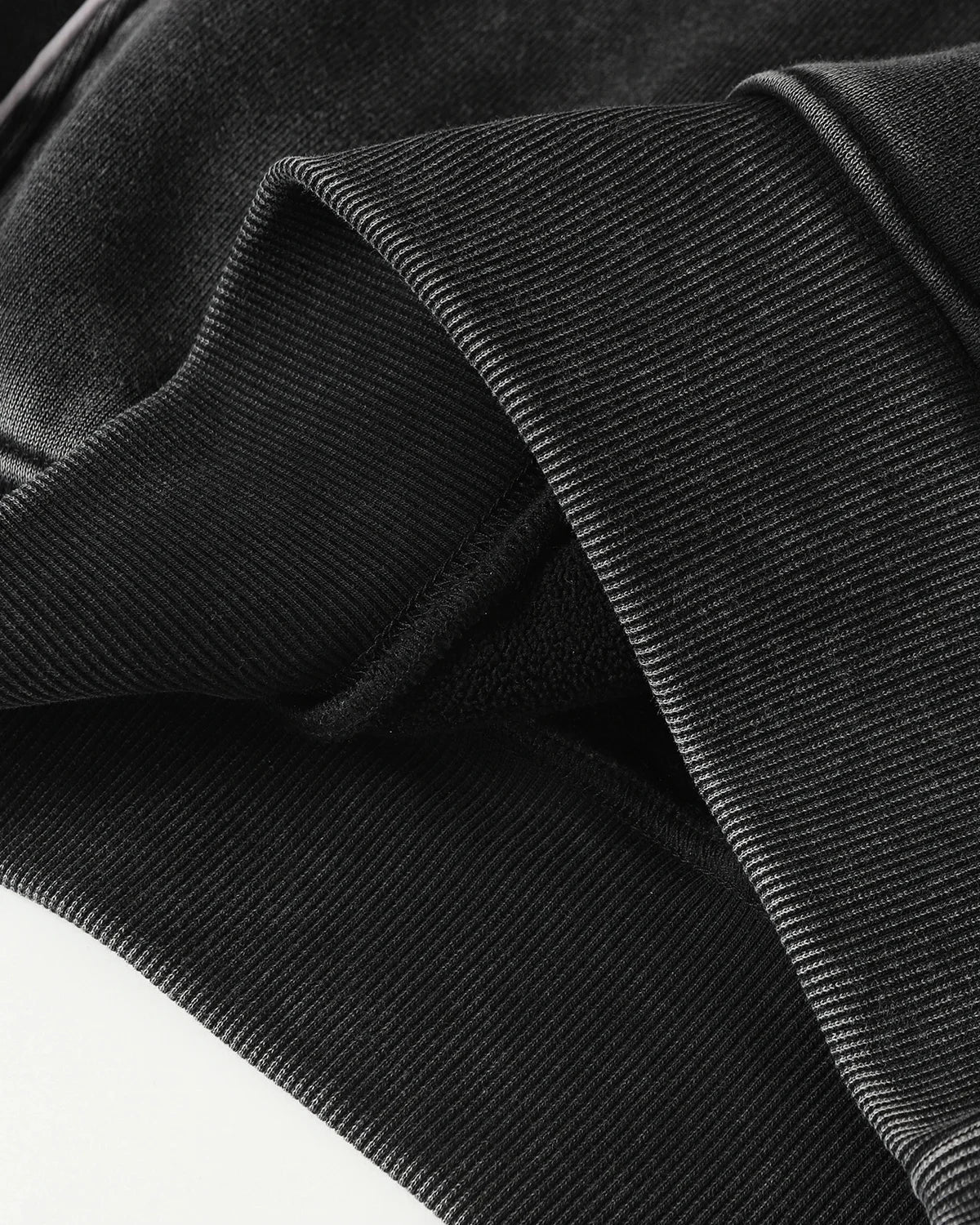 Washed Reflective Piping Boxy Hoodie