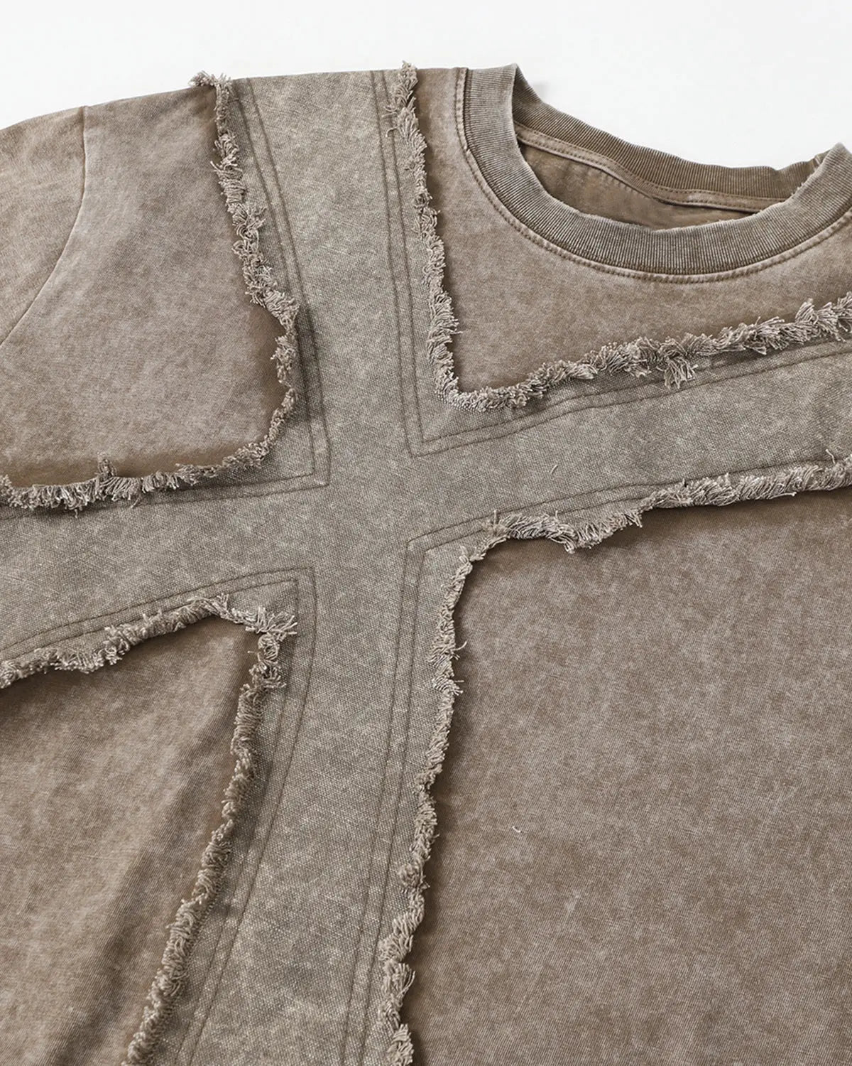Deconstructed Cross Washed T-Shirt