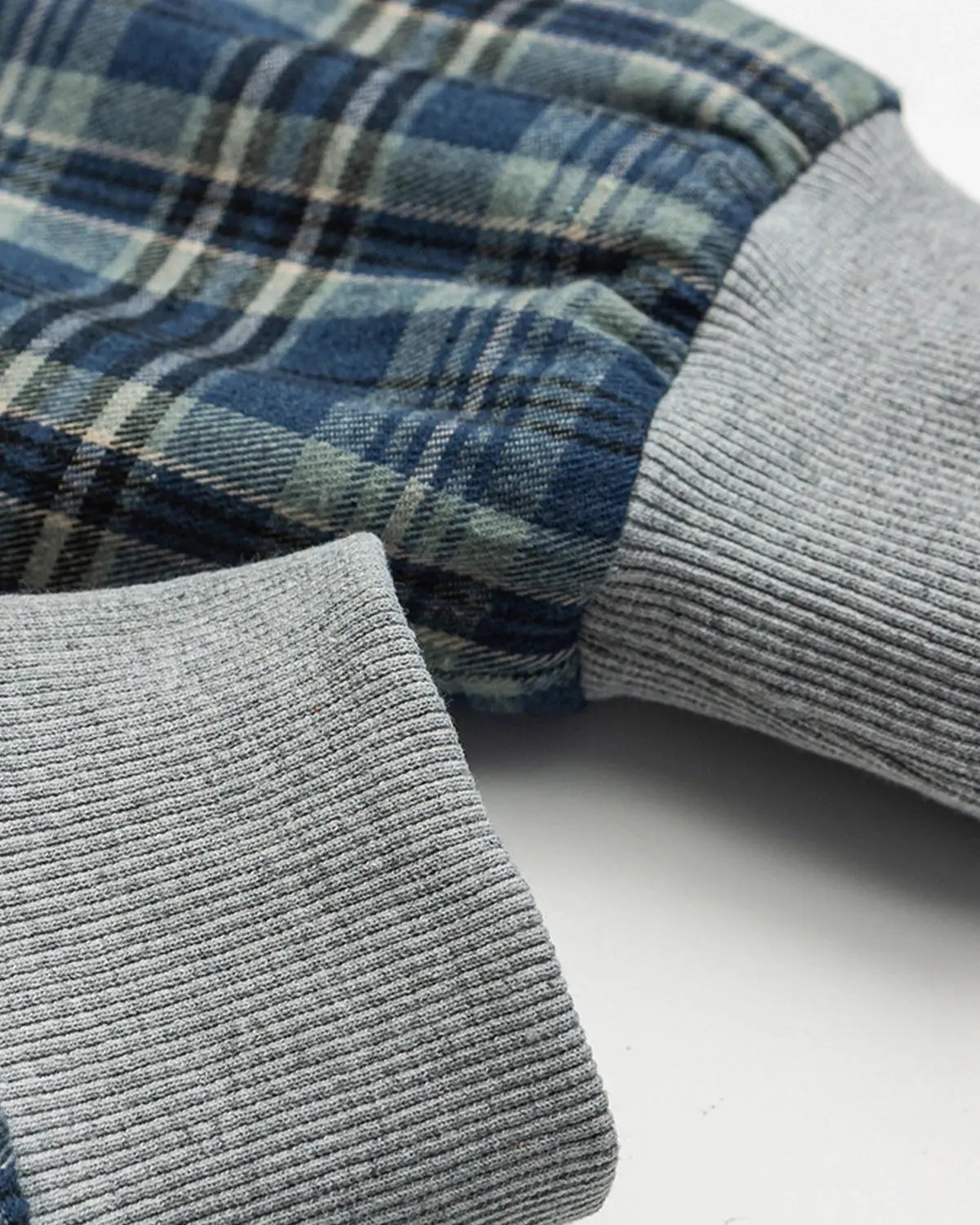 Reversible Plaid Cropped Hoodies