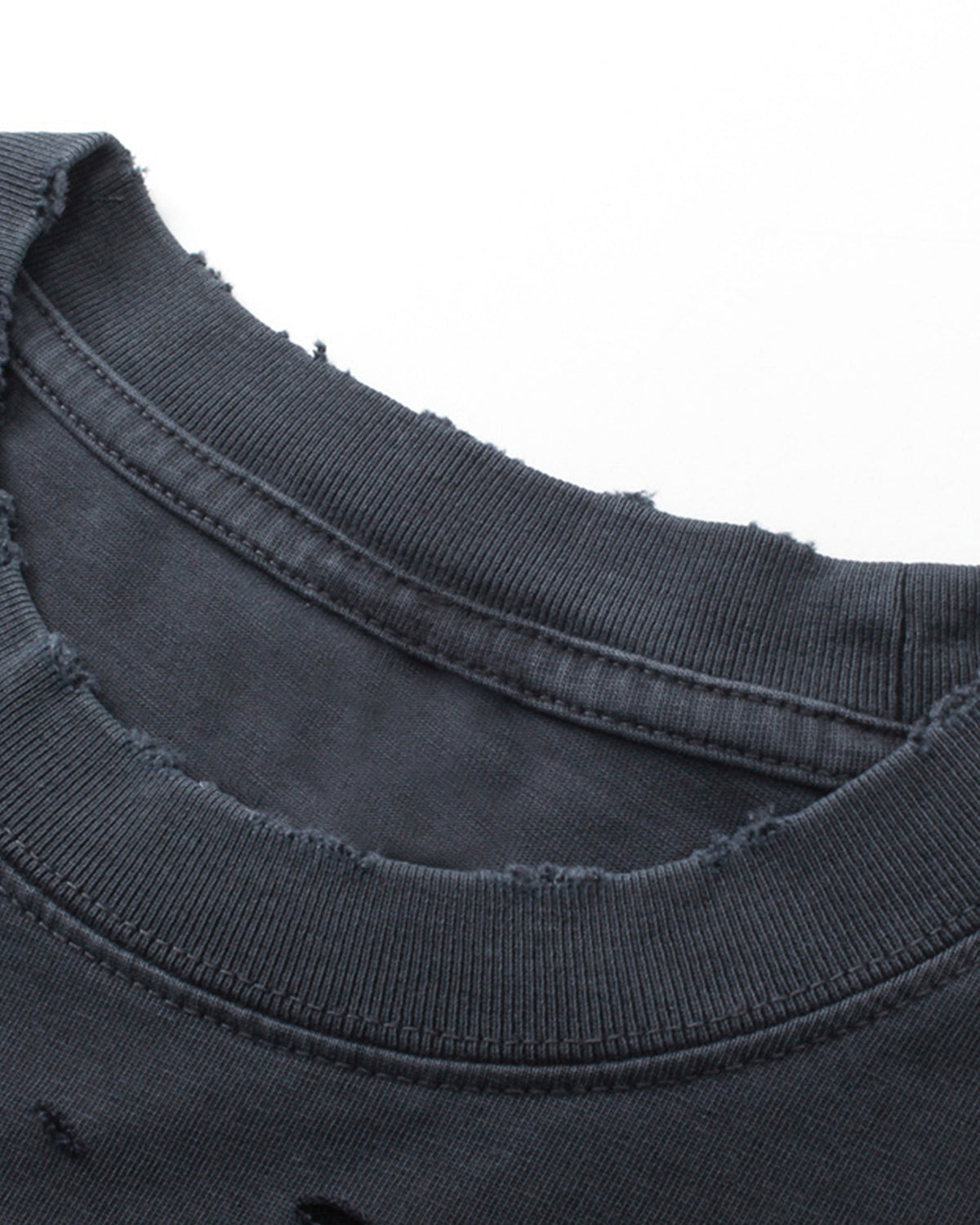 Ripped Distressed Washed Oversized T-Shirt