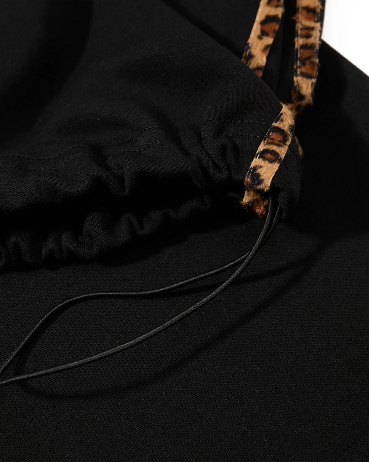 Leopard Stripe Graphic Barrel Sweatpants